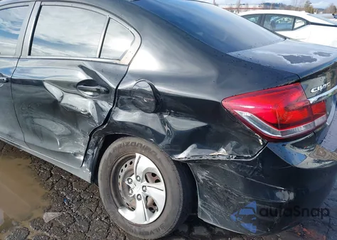 2013 Honda Civic Lx z USA, uszkodzony, nr VIN 2HGFB2F52DH544604